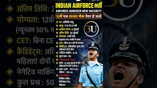 Airforce New Vacancy 2026 |Airforce Agniveer Intake 02/2027 Recruitment 2026 | Age, Syllabus Detail
