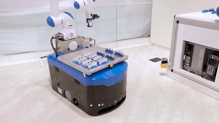 Automatic loading and unloading with YASKAWA collaborative robot