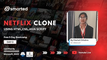 DAY 03 - Netflix Clone using HTML, CSS & JavaScript | COMPLETE in 5 - Days