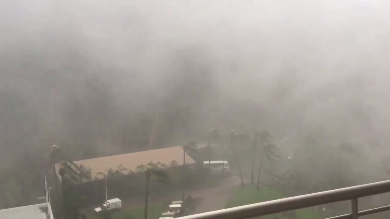 cold brew coffee WATCH: Sudden burst as Cyclone Debbie hits Australian hotel