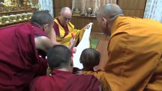 H.H the Dalai Lama recognized H.H Trulshik Rinpoche&#39;s Yangsi in Nepal