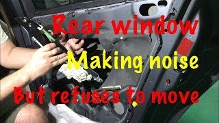 SAAB 93 REAR WINDOW REGULATOR & MOTOR