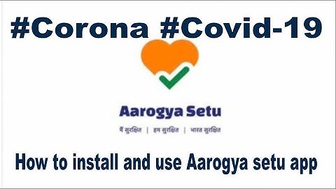 #aarogyasetu #install How to install Aarogya setu apps, full Process of registration & uses app