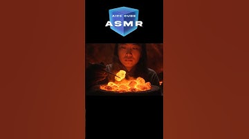 ASMR LAVA Chunks Mukbang // Yellow - Orange // Veo 3