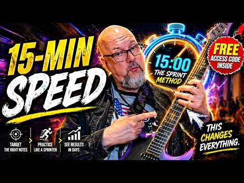 The 15 Minute Guitar Speed Hack (secrets, Drills & The 2026 Formula)