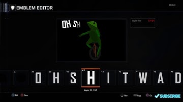 bo3 here come dat boi emblem