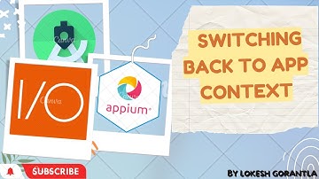 Part 29: Switch Back to APP With Appium WebDriverIO Javscript