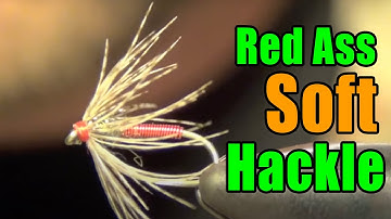 Red Ass Soft Hackle Fly Tying Instructions and How To Tie Tutorial