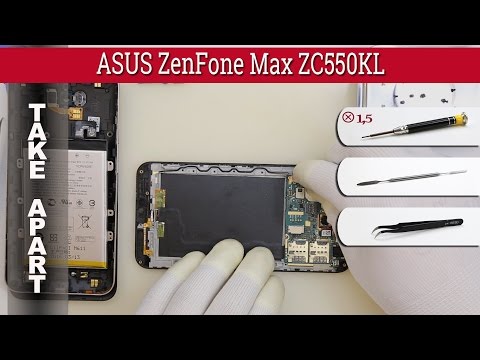 How to disassemble    ASUS ZenFone Max ZC550KL Take apart Tutorial