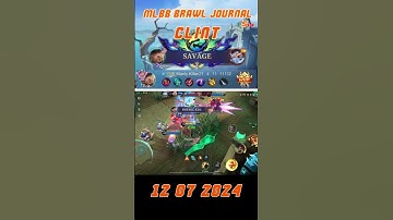 Clint 12/07/2024 [MLBB BRAWL JOURNAL] #mobilelegends #brawl #clint #savage