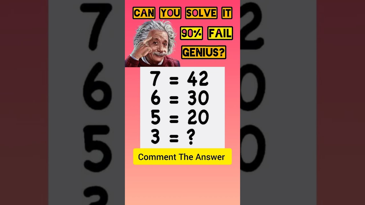 90% fail to solve 😌it’s impossible 😱to solve #maths #mathquiz #iqtes #braintestsolution