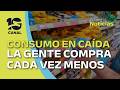 Baja la inflación, pero el consumo se desploma en Córdob