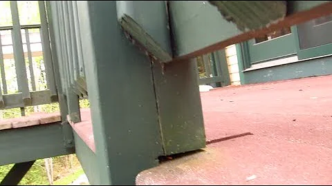 Deck Railing Post DANGER - How to Connect