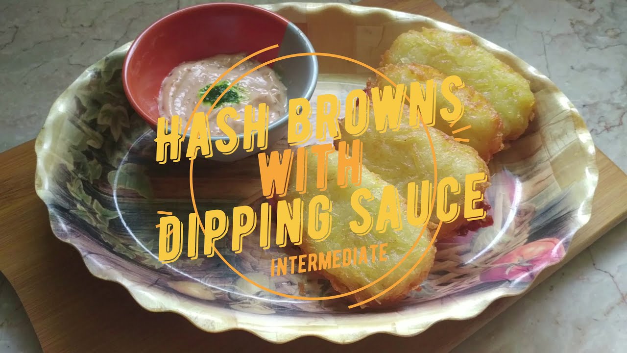 Japanese Hash Browns - with an umami hash brown dipping sauce