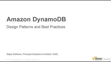 Amazon DynamoDB April 2016 Day at the NY Loft - DynamoDB Design Patterns and Best Practices