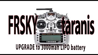 Frsky TARANIS battery mod.