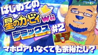 【完全初見】このゲーム完全に理解したンゴ。マホロアには頼らない。残機の減らし方を知りたい。俺がお前を救う。【星のカービィ Wii デラックス #2】