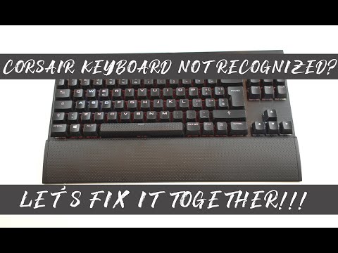 HOW TO FIX CORSAIR KEYBOARD NOT WORKING LET'S RESET IT