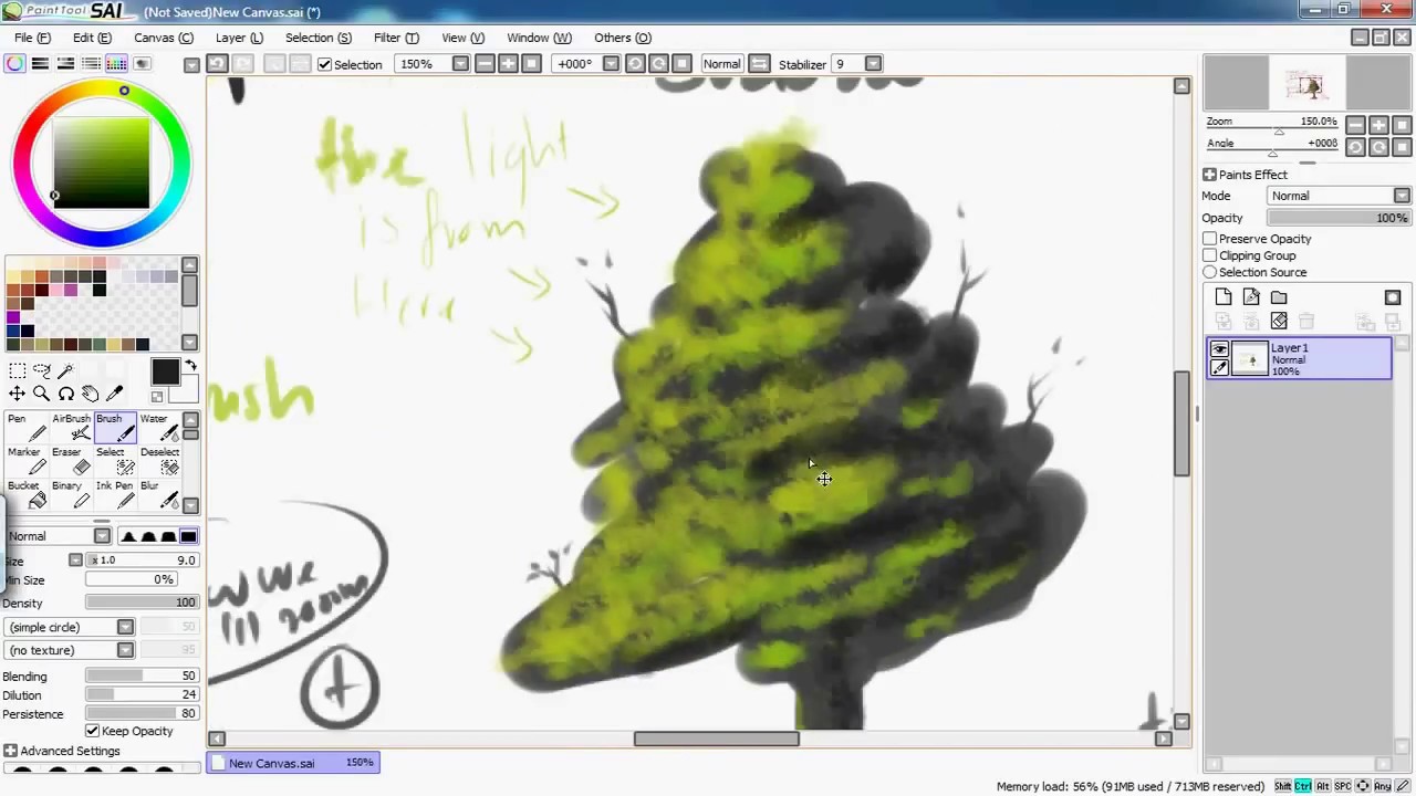 how to add custom brushes to paint tool sai 2