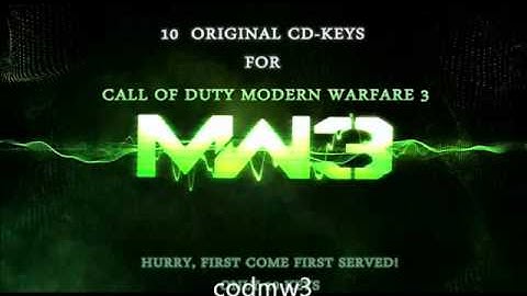 free keys for COD MW 3===FREE===.wmv