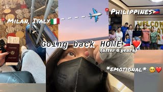 Going back home to the Philippines (after 6 years) | Nicka Cailao