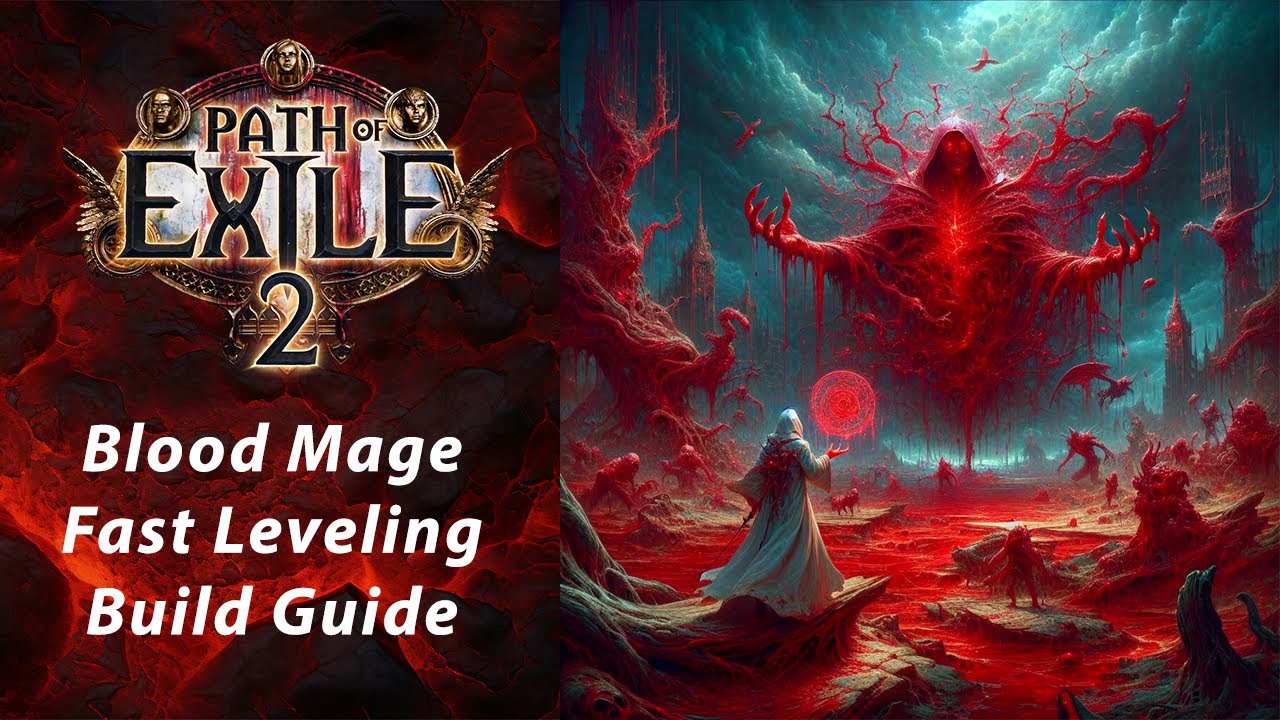 Path Of Exile 2 Blood Mage Fast Leveling Build Guide - YouTube