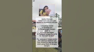 Inilah ciri wanita pembawa rezeki #shorts #fypシ #dakwah #trendingshorts #quotes
