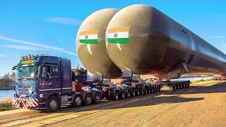 10 Extreme Dangerous Transport Skills Operator Oversize Truck, World Biggest Heavy Equipment Machine