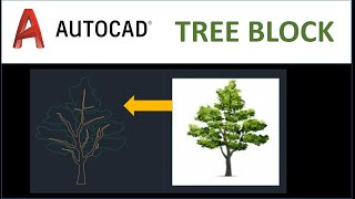 How to create tree block in Autocad