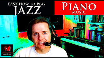 Easy Jazz Piano Left Hand Patterns for jazz piano improv by Jerald Simon - Essential Piano Exercises