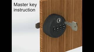 RL-10347 Keyless Combination Cam Lock (Manager)