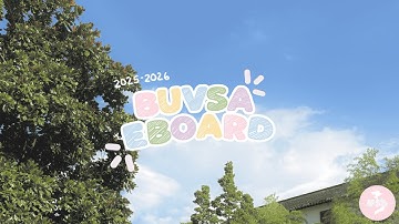 BUVSA 2025-2026 Eboard Introduction Video