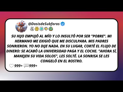 Su Hijo Empujó Al Mío Y Lo Insultó Por Ser “Pobre”. Mi Hermano Me Exigió Que Me Disculpara. Mis...