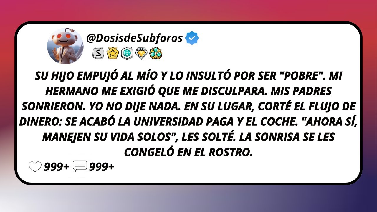 Su Hijo Empujó Al Mío Y Lo Insultó Por Ser “Pobre”. Mi Hermano Me Exigió Que Me Disculpara. Mis...