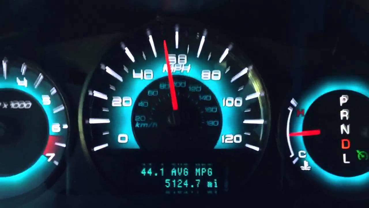 2012 Ford Fusion gas mileage at 55 mph - YouTube