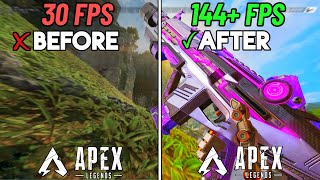 🔧APEX LEGENDS *SEASON 15* - How To BOOST FPS In APEX 2022 | Apex Low End PC FPS Boost Guide✔️