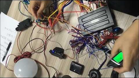 cardot 2 way car alarm system push start and remote start function instruction