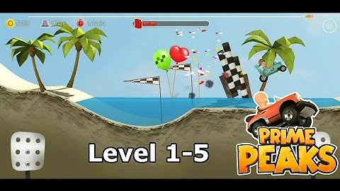 Prime Peaks - Sandy Beach Stage - Level 1-5 with Pealing Pea Car