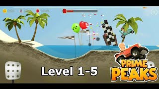 Prime Peaks - Sandy Beach Stage - Level 1-5 with Pealing Pea Car screenshot 4