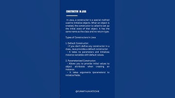 Java Tip for the Day #constructors #interview