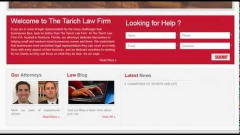 Web Design Attorney Miami - Web Designers For Attorneys