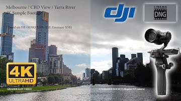 DJI X5R Highlights/Shadows Recovery Test (Zenmuse X5 RAW vs X5) graded RAW/ungraded video comparison