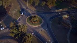 DJI Phantom3 SE Time Lapse of a roundabout 60M