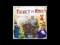 Ticket to ride  les aventuriers du rail  ambiance music  musique dambiance 