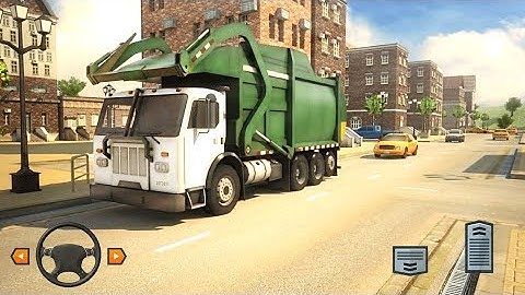 Garbage Truck Simulator 3D: Parking Game - Android Gameplay FHD