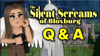 🔴Answering Questions: The Silent Screams of Bloxburg | Roblox Movie (Spoilers)