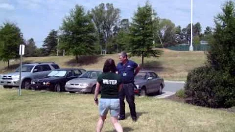 Samantha Kane pepper sprays Andy Russell