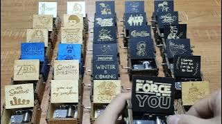 Kotak Musik Kayu Wooden Music Box