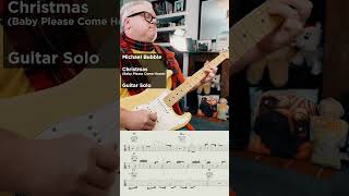 'Christmas Baby Please Come Home' Michael Bublé Guitar Solo with Tab #guitartutorial