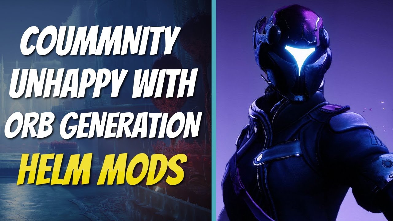 Community Upset With Orb Gen Helmet Mods Destiny 2 YouTube